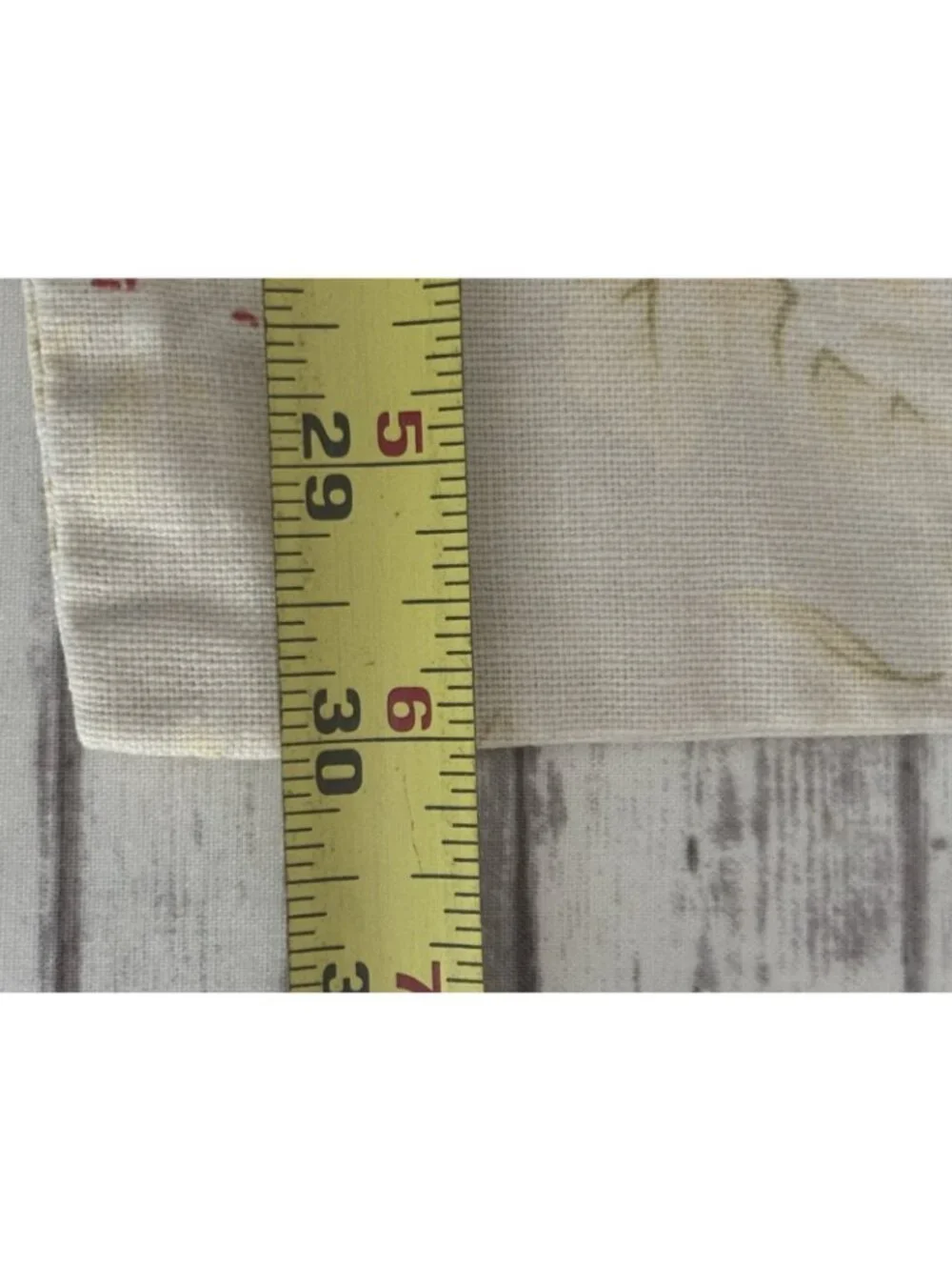 Pottery Barn Ivory Red Rose Shams Pillowcase PAIR Standard Size Linen